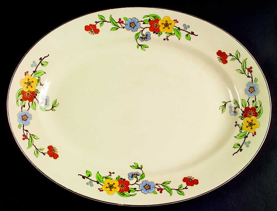 LEP4 13" Oval Serving Platter by Leigh Potters-1