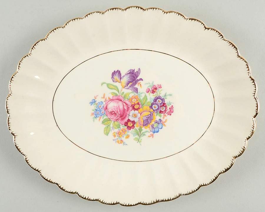 LEP9 11" Oval Serving Platter by Leigh Potters-1