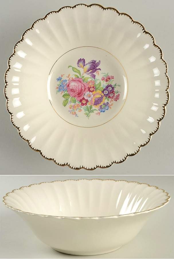 LEP9 9" Round Vegetable Bowl by Leigh Potters-1
