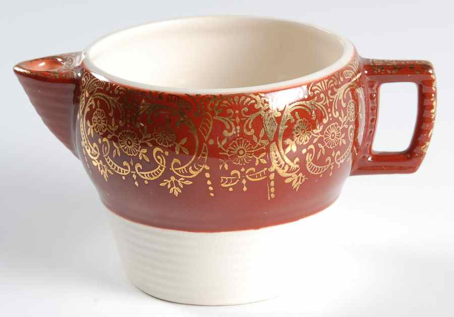 Maroon Emperor Creamer by Leigh Potters-1