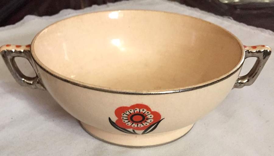 Mayfair Footed Cream Soup Bowl by Leigh Potters-1