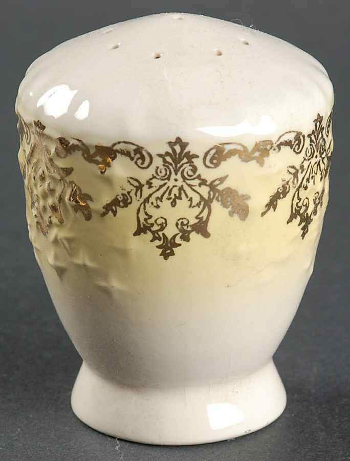Rose of Sharon Yellow Pepper Shaker by Leigh Potters-1
