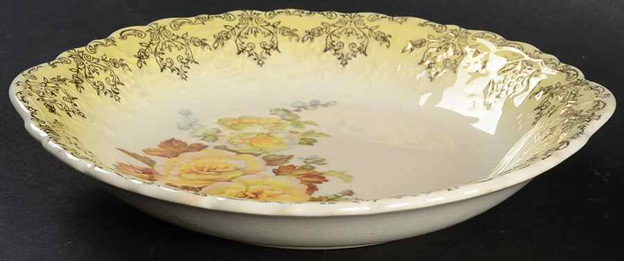 Rose of Sharon Yellow Bon Bon by Leigh Potters-1
