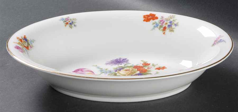 Flora 10" Oval Vegetable Bowl by Lexington-1