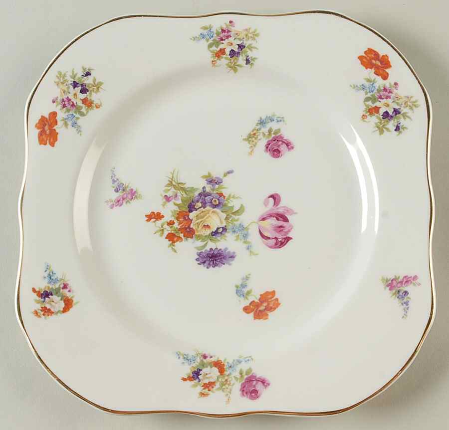 Flora Square Luncheon Plate by Lexington-1