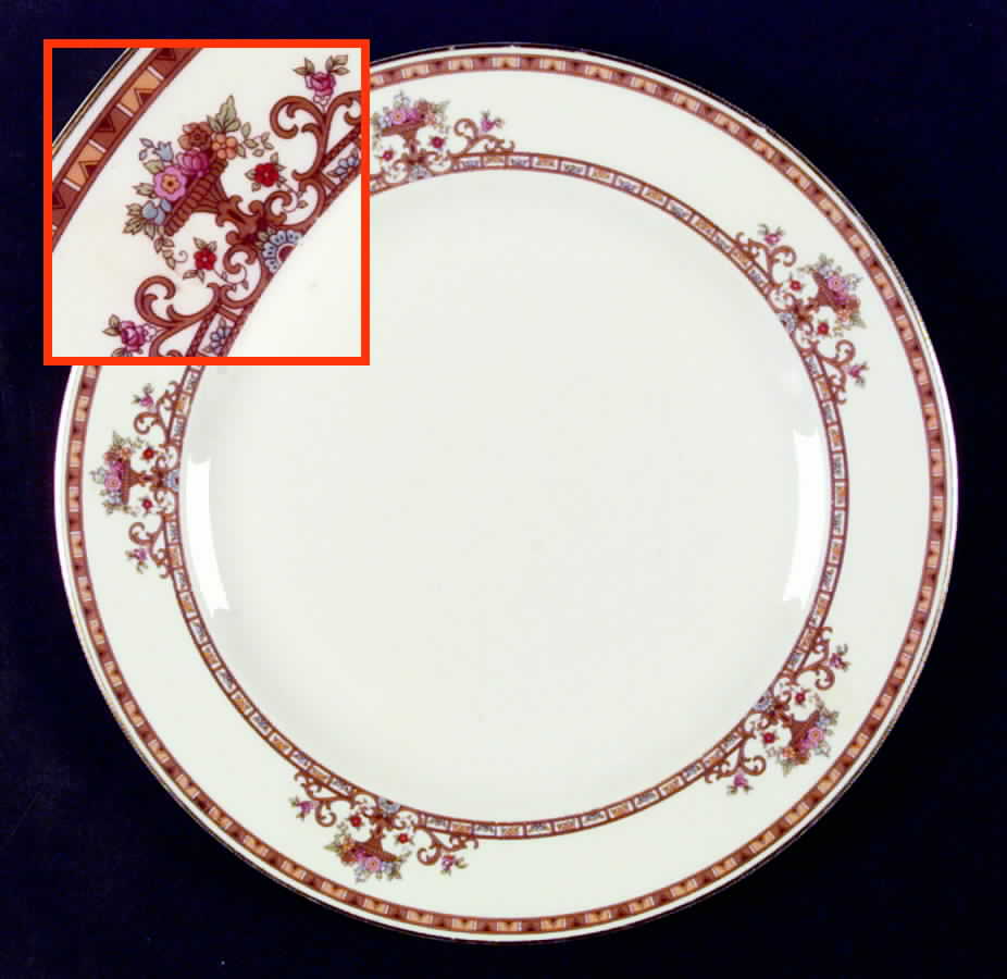 Moresque Dinner Plate by Lexington-1