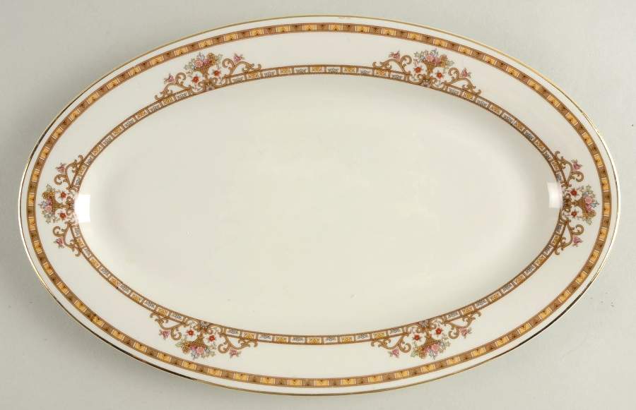 Moresque 13" Oval Serving Platter by Lexington-1