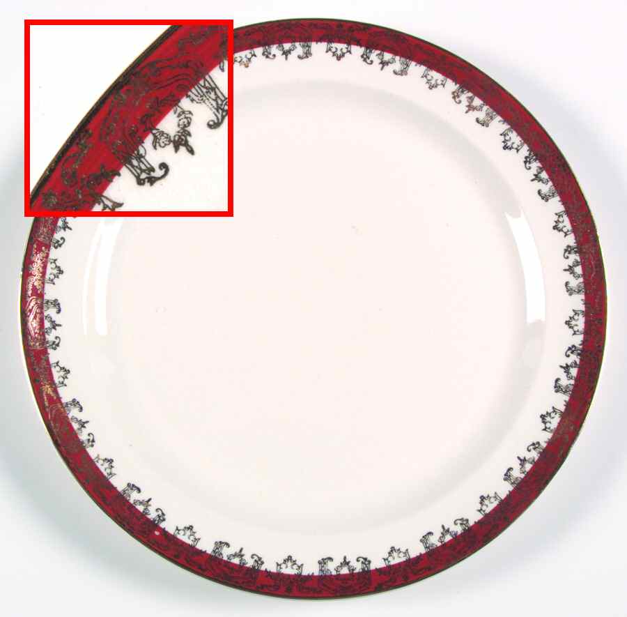 Ambassador Persian Salad Plate by Limoges-American-1