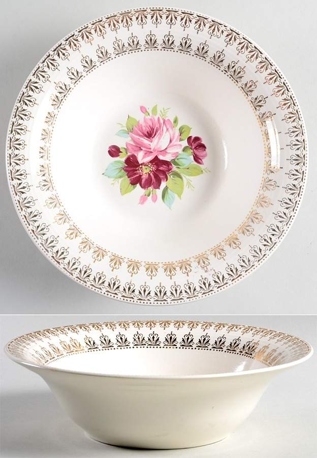 Aristocrat 8" Round Vegetable Bowl by Limoges-American-1
