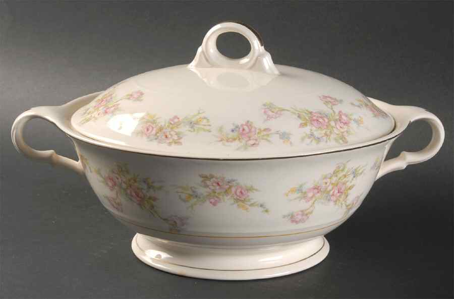 Asbury Round Covered Vegetable by Limoges-American-1