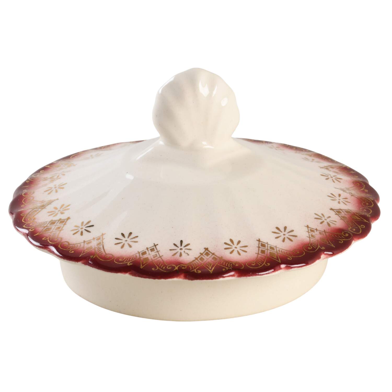 Bouquet Lid for Teapot by Limoges-American-1