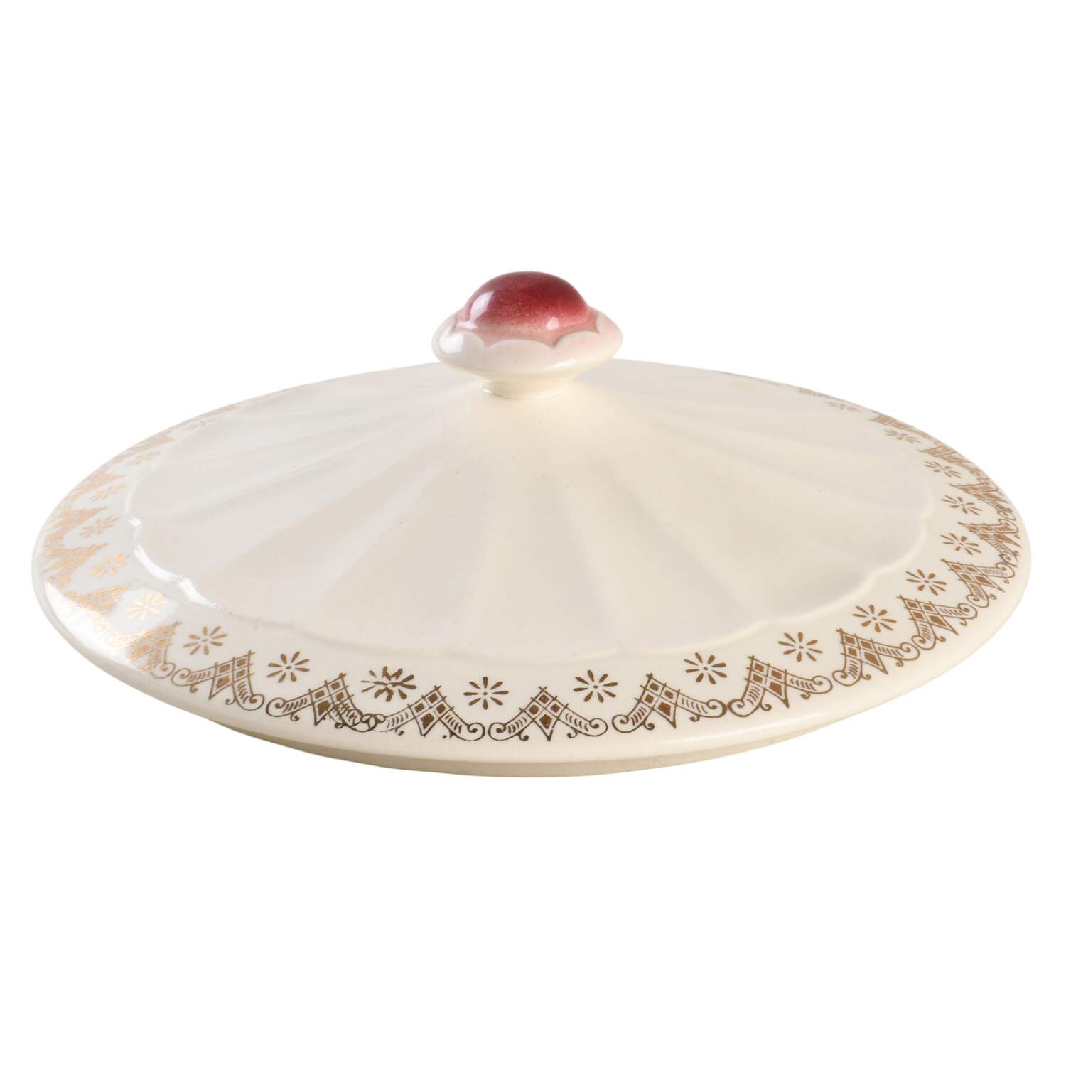 Bouquet Lid for Round Vegetable by Limoges-American-1