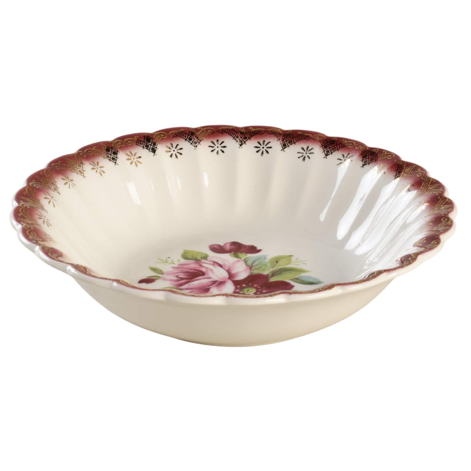 Bouquet Coupe Cereal Bowl by Limoges-American-1