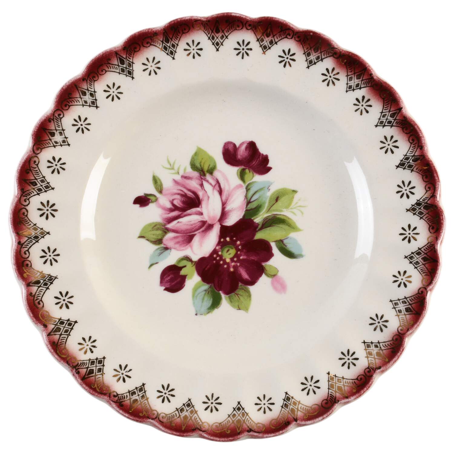 Bouquet Bread & Butter Plate by Limoges-American-1