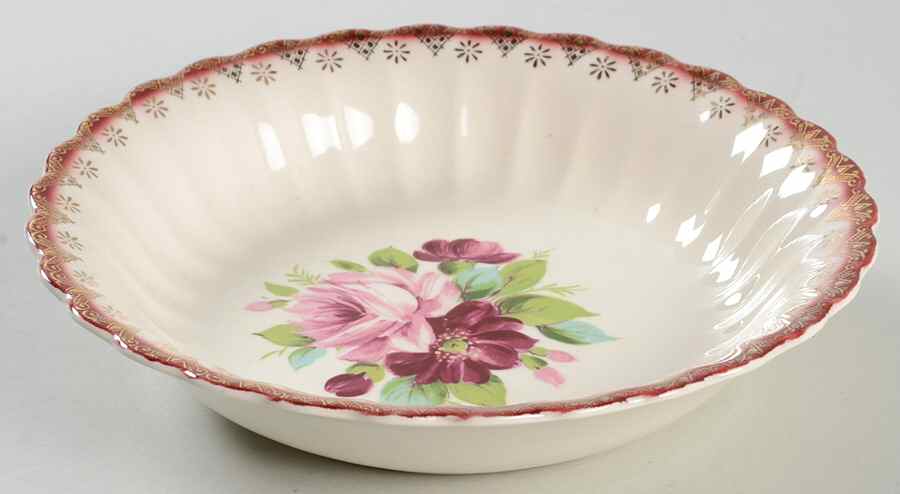 Bouquet Coupe Soup Bowl by Limoges-American-1