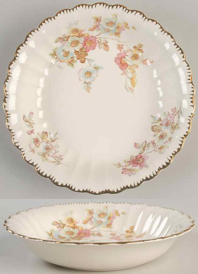 Bramble (Filigree 3KGFE) Coupe Soup Bowl by Limoges-American-1