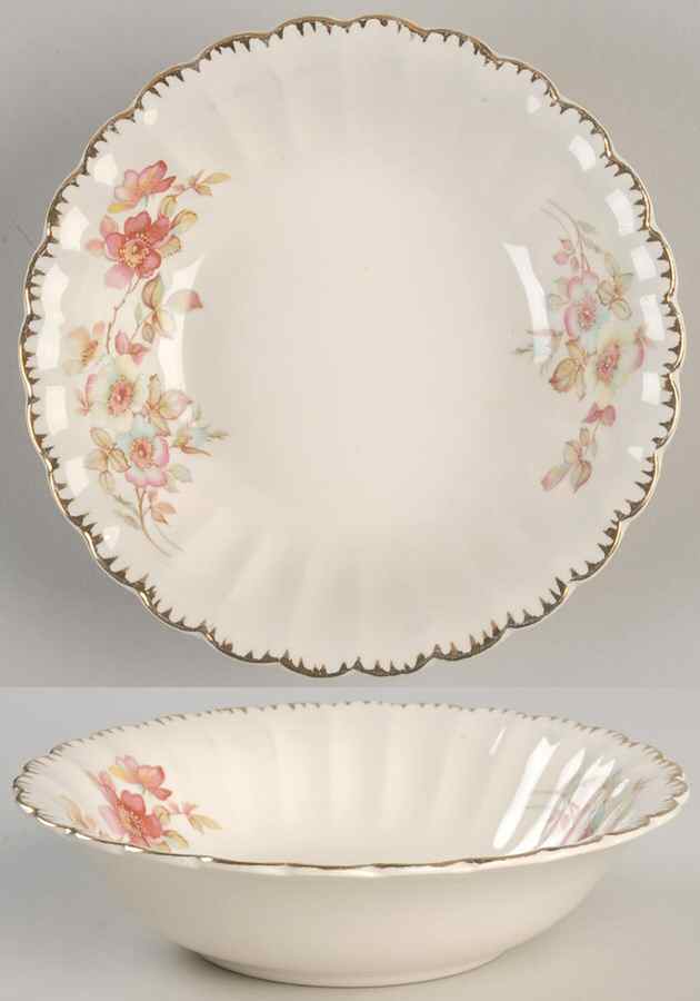 Bramble (Filigree 3KGFE) Coupe Cereal Bowl by Limoges-American-1