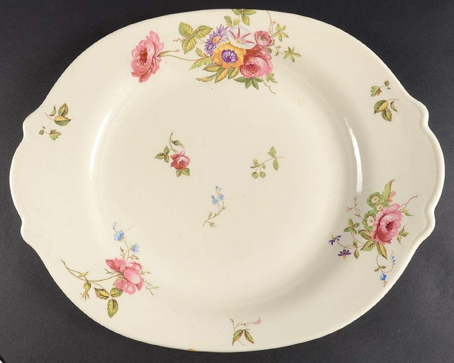Canterbury 15" Oval Serving Platter by Limoges-American-1