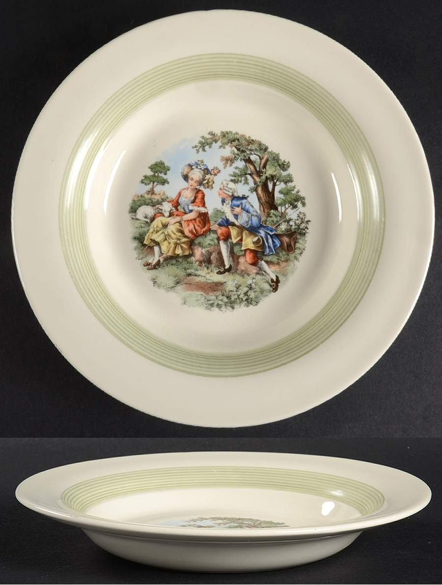 Chantilly Rim Soup Bowl by Limoges-American-1