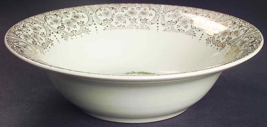 Chantilly (Fil #1TS284) 8" Round Vegetable Bowl by Limoges-American-1