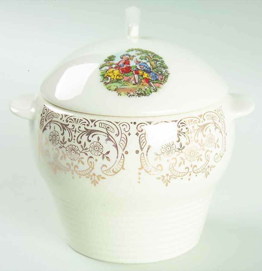 Chantilly (Fil #1TS284) Sugar Bowl & Lid by Limoges-American-1