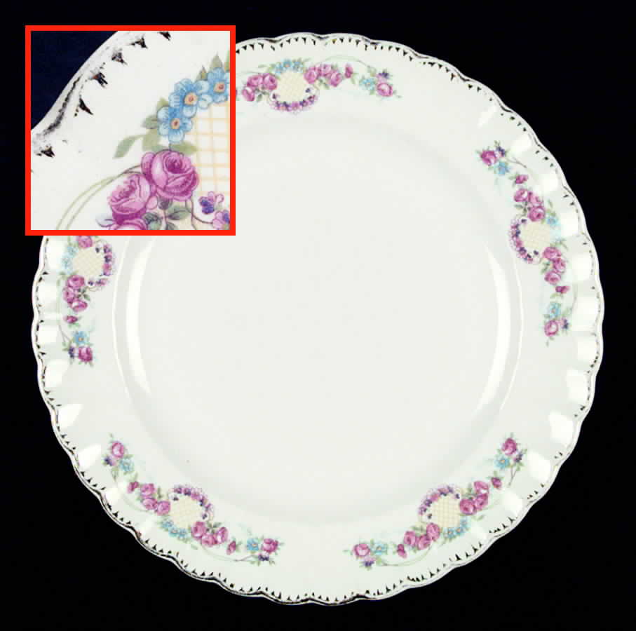 Chateau Dinner Plate by Limoges-American-1