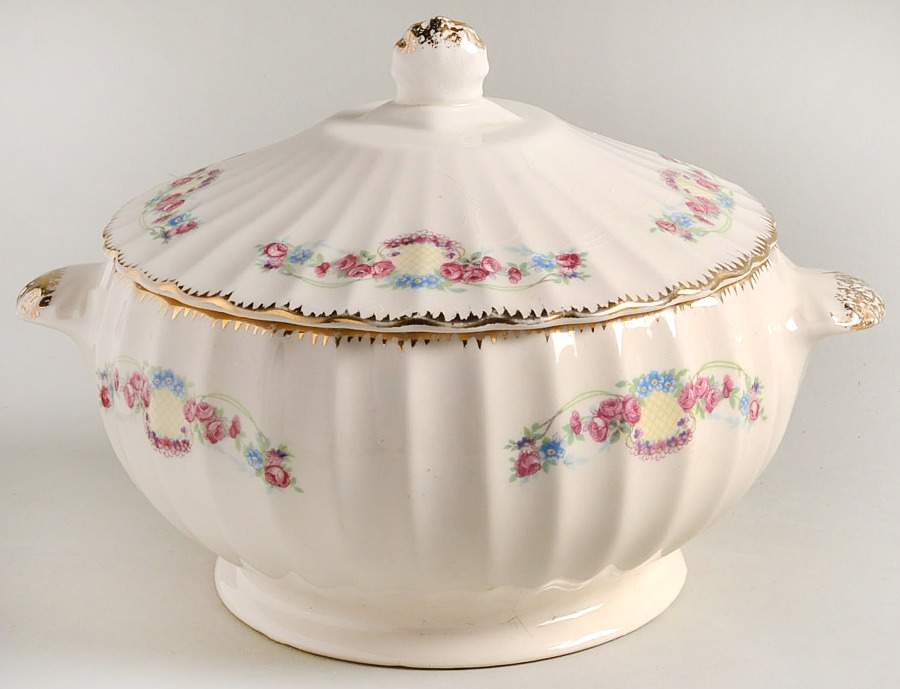 Chateau Round Covered Vegetable by Limoges-American-1