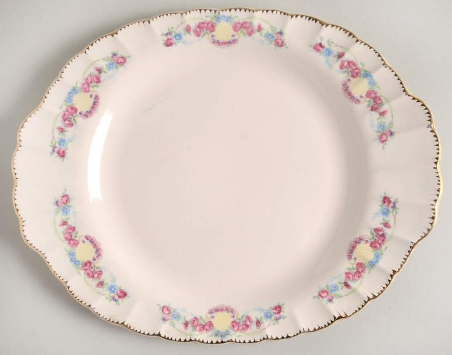 Chateau 11" Oval Serving Platter by Limoges-American-1