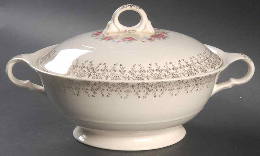 Chateau Round Covered Vegetable by Limoges-American-1