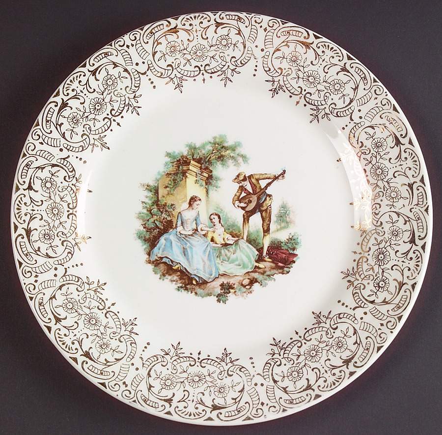 China d'Or (Filigree 1TS284) Salad Plate by Limoges-American-1