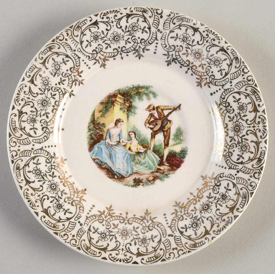 China d'Or (Filigree 1TS284) Saucer by Limoges-American-1