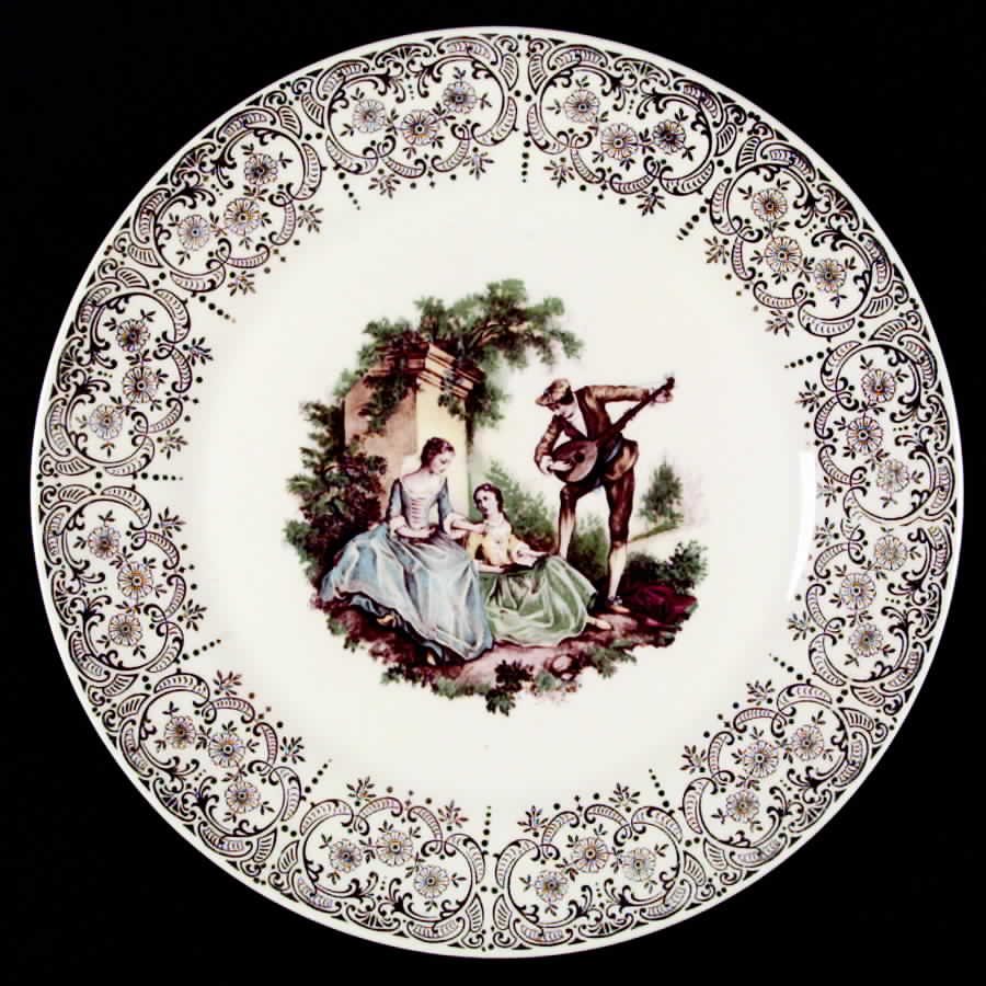 China d'Or (Filigree 1TS284) Dinner Plate by Limoges-American-1