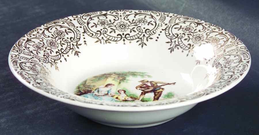 China d'Or (Filigree 1TS284) Rim Fruit/Dessert (Sauce) Bowl by Limoges-American-1