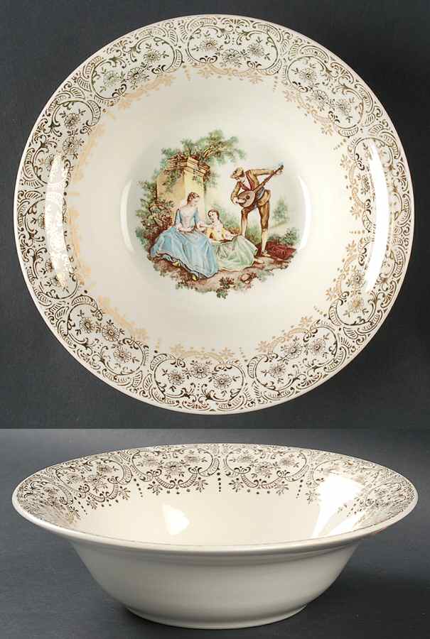 China d'Or (Filigree 1TS284) 8" Round Vegetable Bowl by Limoges-American-1