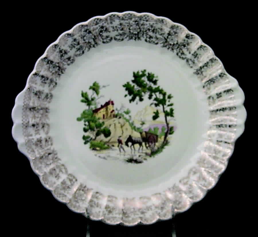 Chateau France (Filigree 1KS518) Handled Cake Plate by Limoges-American-1