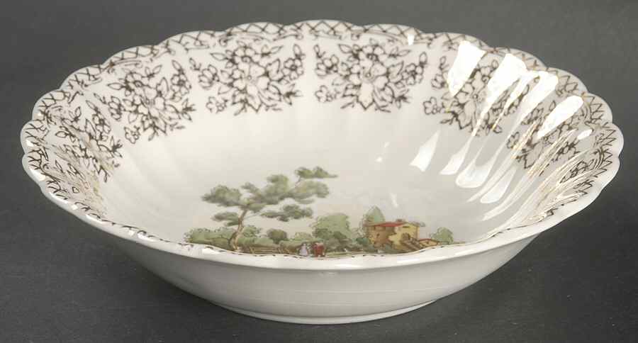 Chateau France (Filigree 1KS518) Fruit/Dessert (Sauce) Bowl by Limoges-American-1