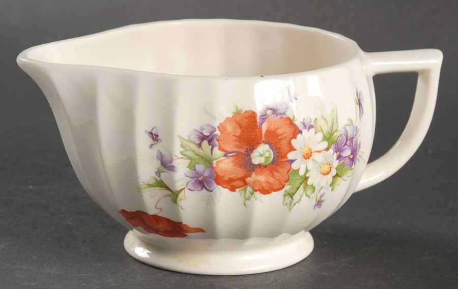 China Poppy Creamer by Limoges-American-1