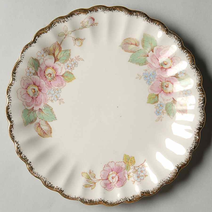 China Rose (Scalloped) Bread & Butter Plate by Limoges-American-1