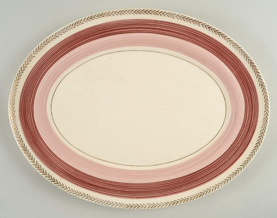Coronet Rose 13" Oval Serving Platter by Limoges-American-1