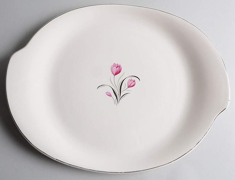Crocus 14" Oval Serving Platter by Limoges-American-1