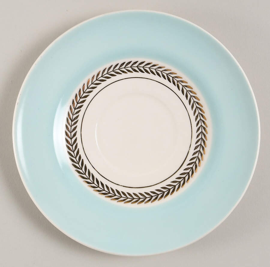 Federal Araby Blue Saucer by Limoges-American-1