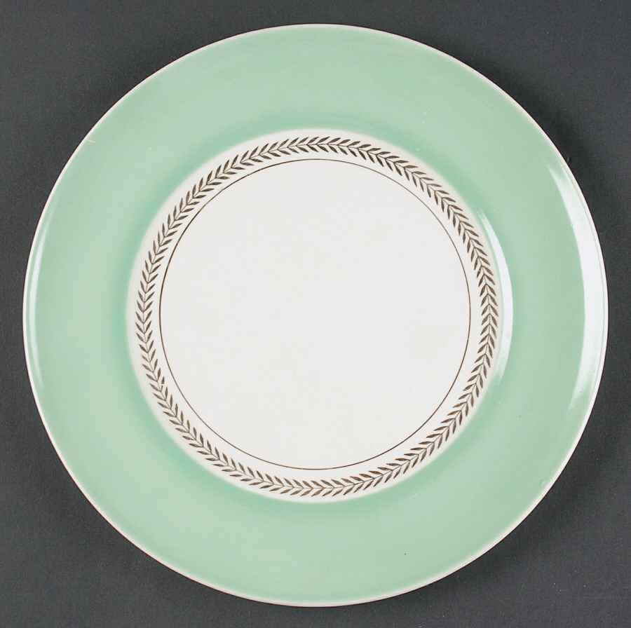 Federal Aqua Green Luncheon Plate by Limoges-American-1