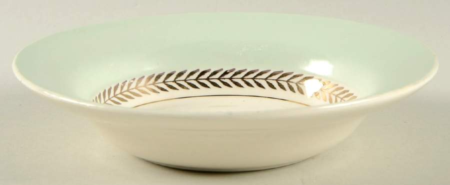 Federal Aqua Green Fruit/Dessert (Sauce) Bowl by Limoges-American-1