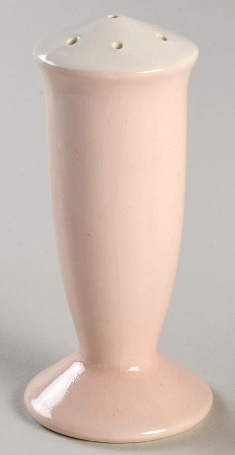 Federal Coral Pink Salt Shaker by Limoges-American-1