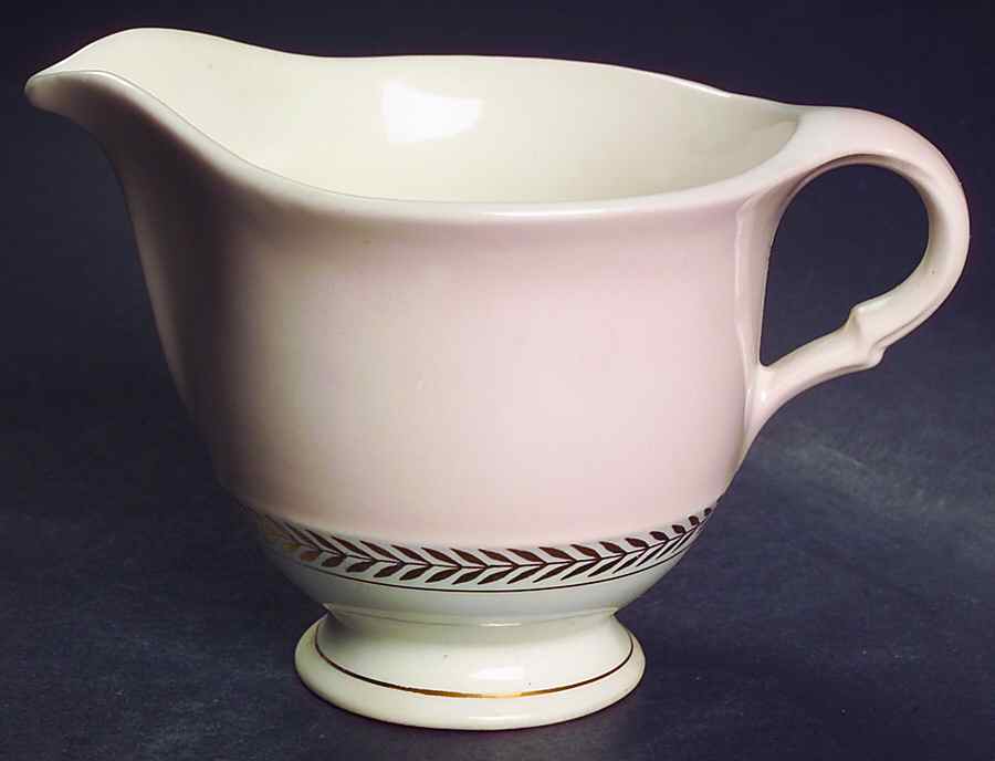 Federal Coral Pink Creamer by Limoges-American-1