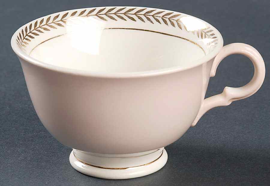 Federal Coral Pink Footed Cup by Limoges-American-1