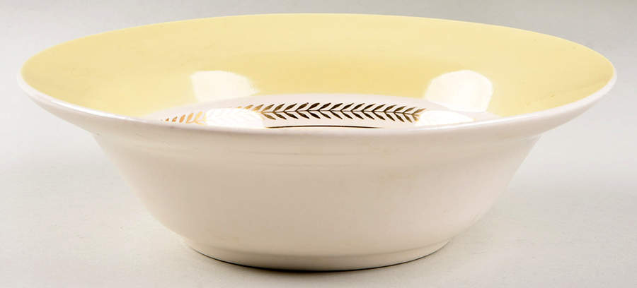 Federal Jonquil Yellow 8" Round Vegetable Bowl by Limoges-American-1
