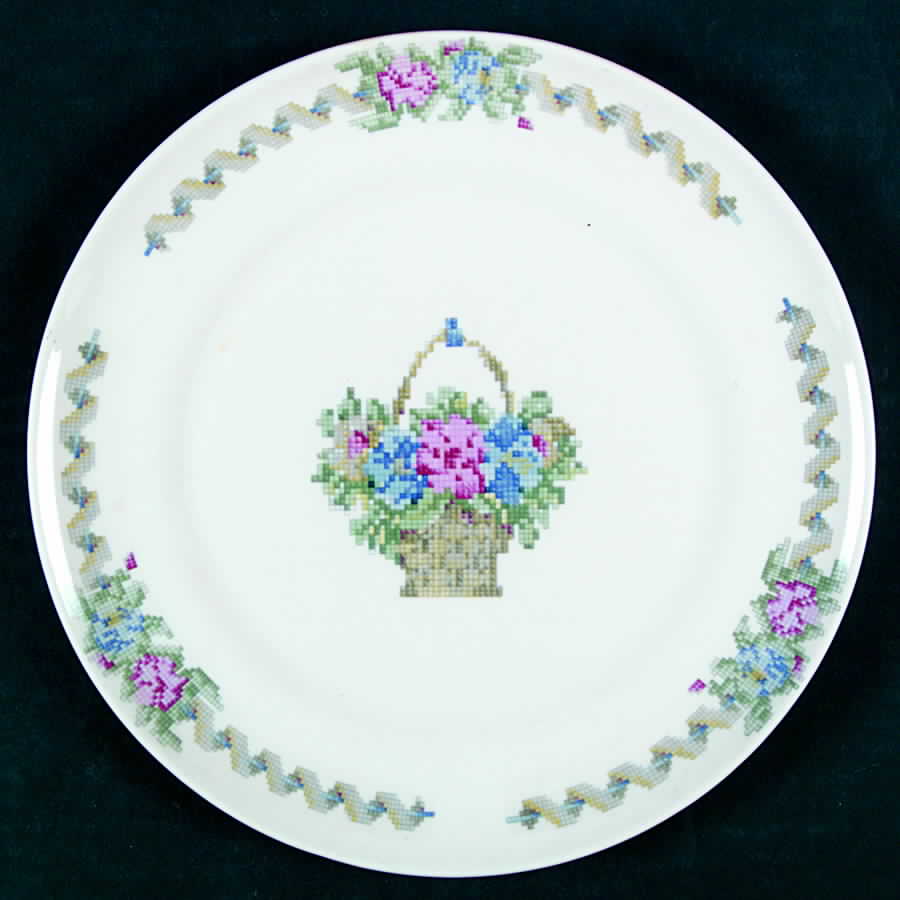 Federal Sampler Luncheon Plate by Limoges-American-1