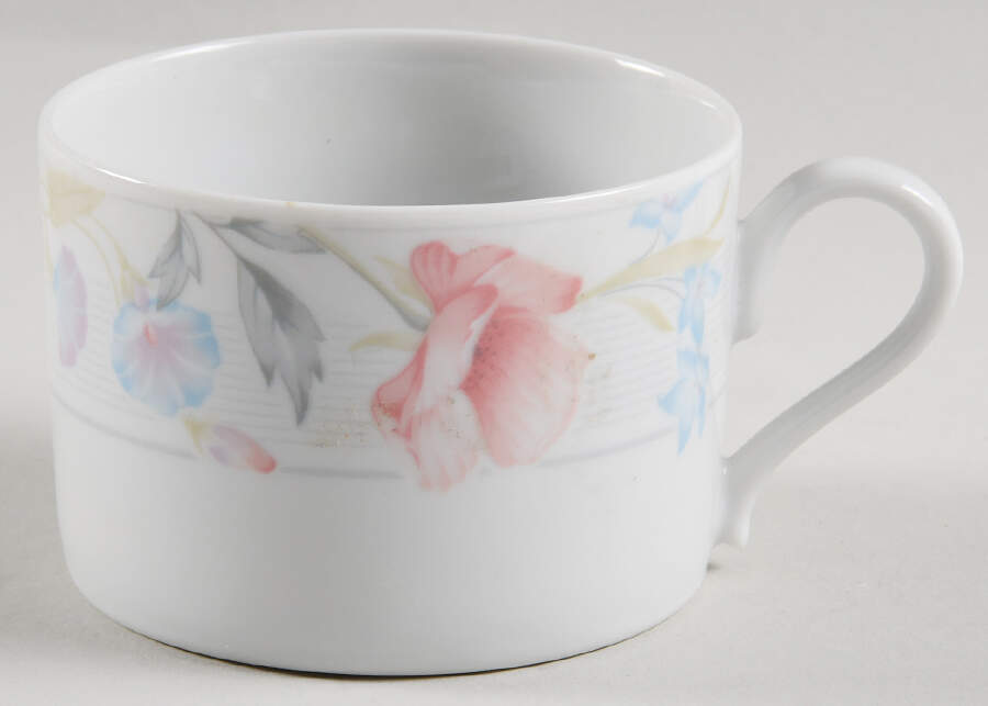Flowers Flat Cup by Limoges-American-1