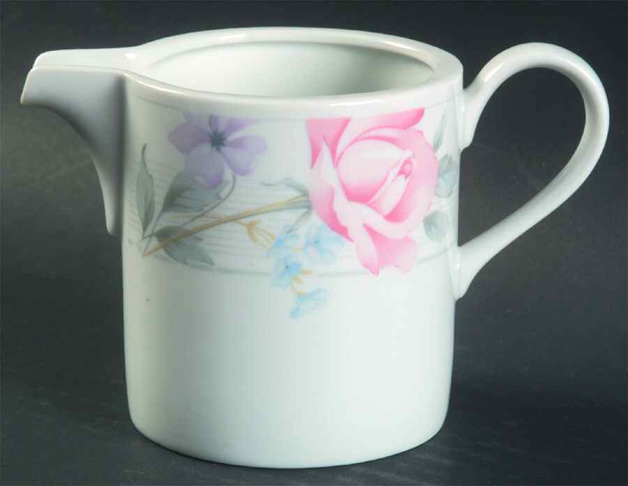 Flowers Creamer by Limoges-American-1